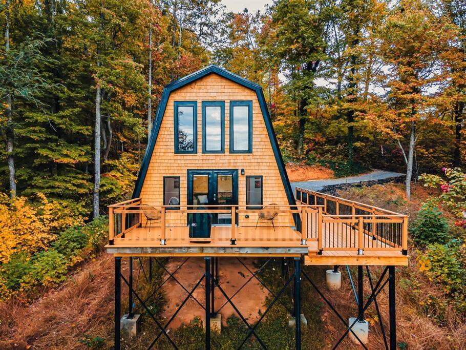 Villa Secluded Mtn View New! 10 Mins To Gatlinburg Or Park Exterior foto