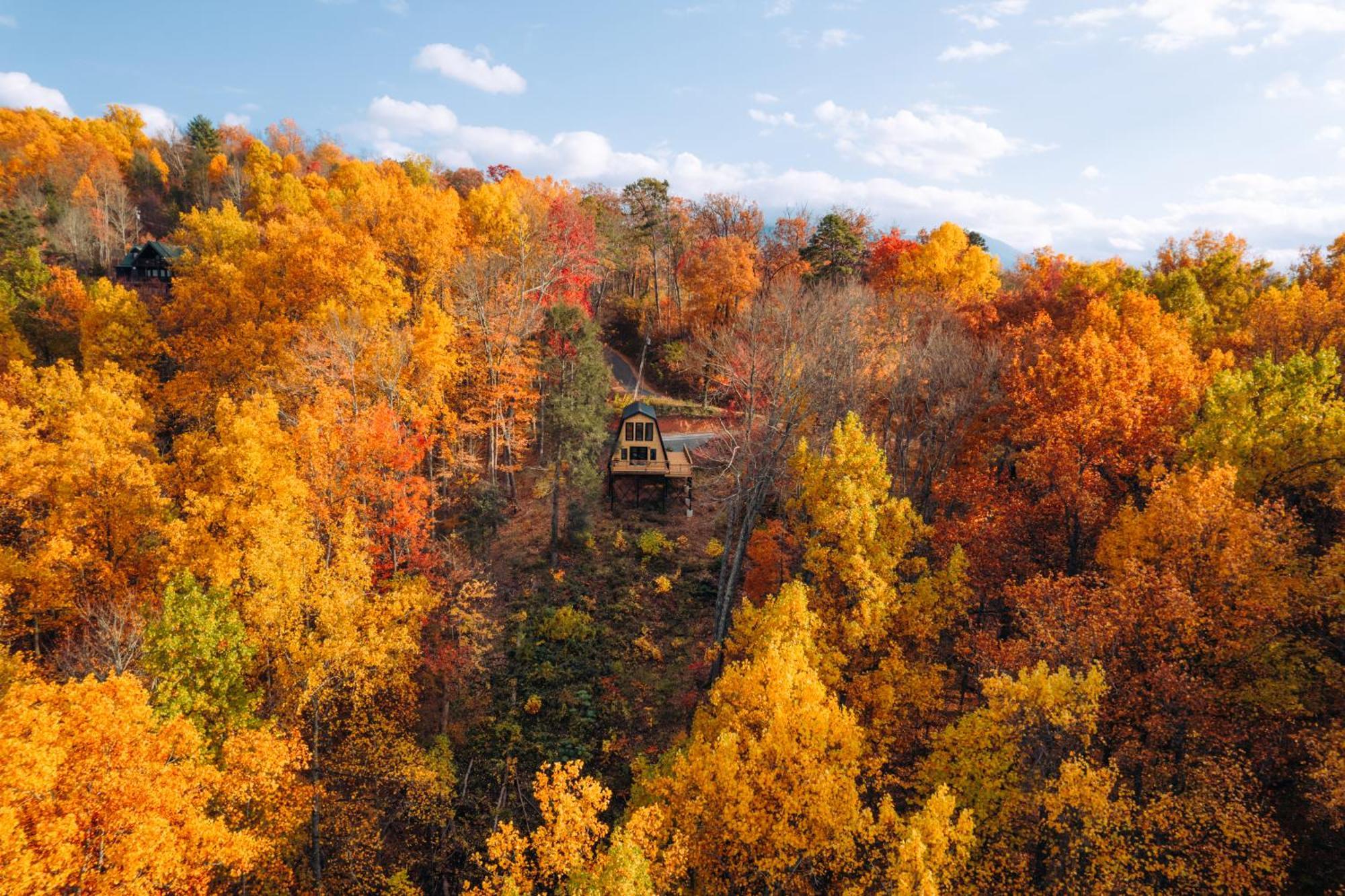 Villa Secluded Mtn View New! 10 Mins To Gatlinburg Or Park Exterior foto